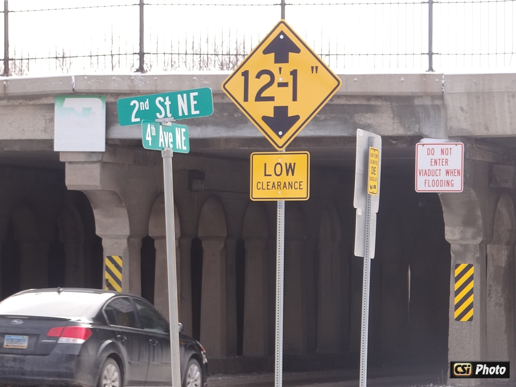 Tall truck - Low Clearance Viaduct - Friday the 13th ... csi photo